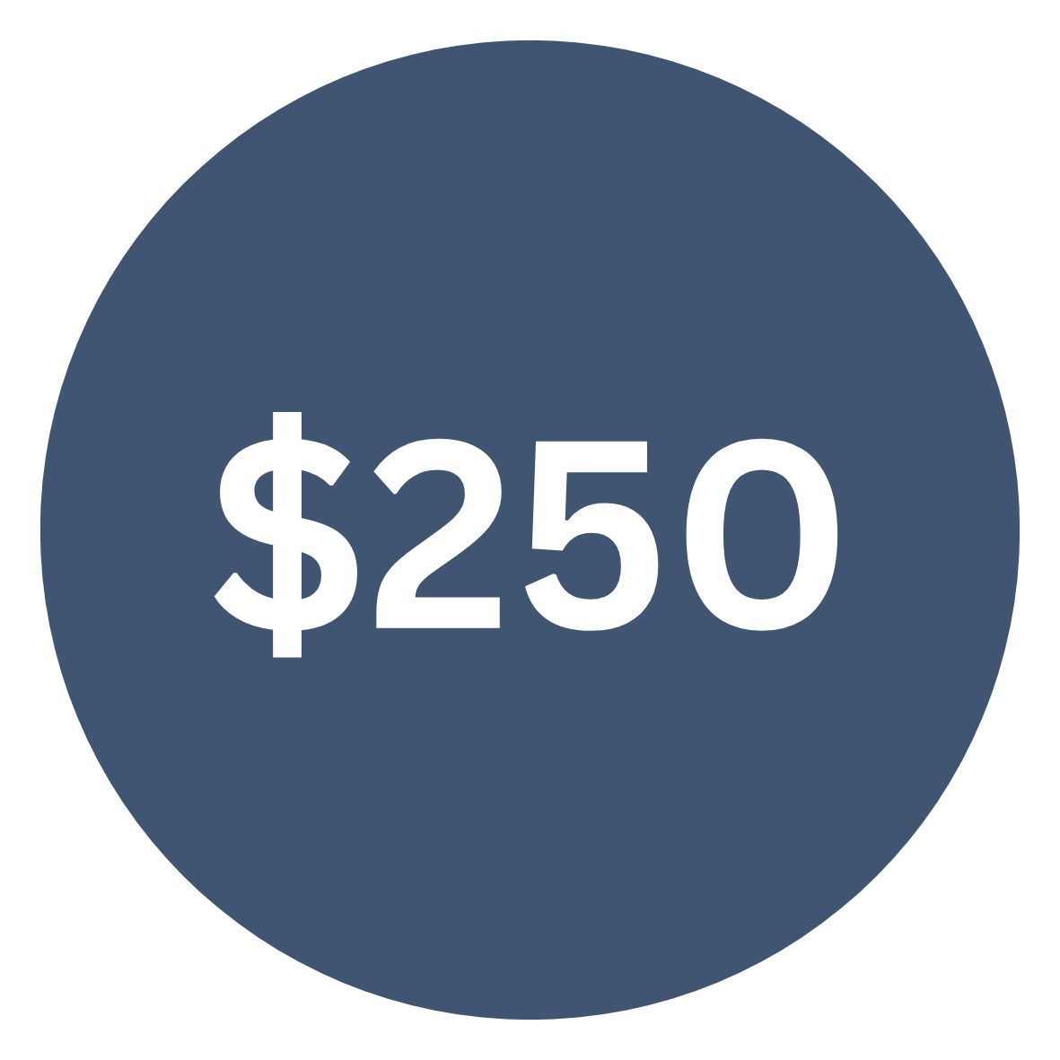 $250